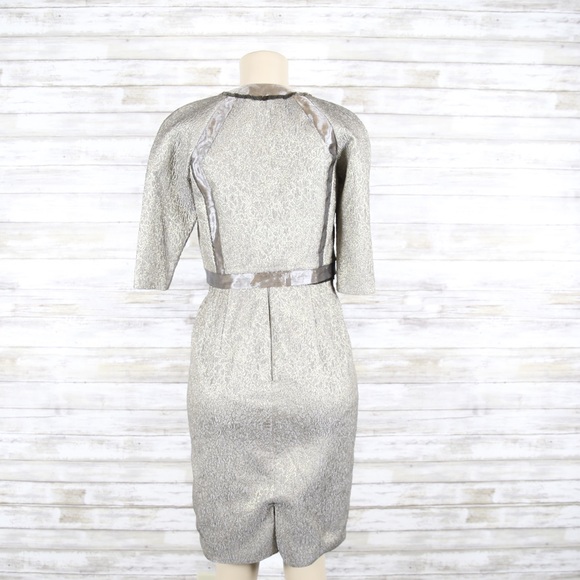 Carmen Marc Valvo 2 Pc Dress sz 4 and Jacket sz 4 - Picture 6 of 6